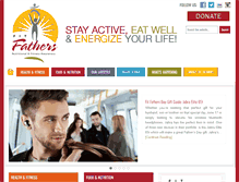 Tablet Screenshot of fitfathers.com